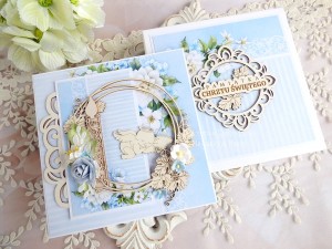 Pamiątka chrztu w pudełku 405