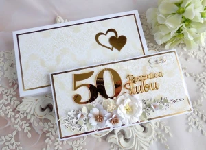 Jubileuszowa kartka w pudełku 136