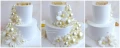 ślubny exploding box w torebce, wewnątrz pudełko na pieniądze i ozdobny tort, kolory: biały, lustrzane złoto, ivory, kremowy